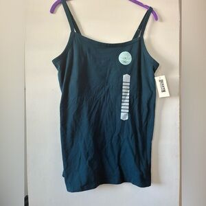 Duluth trading company no yank bralette cami teal large NWT